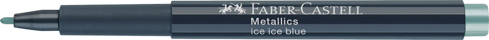 Metallic pen Faber-Castell blå