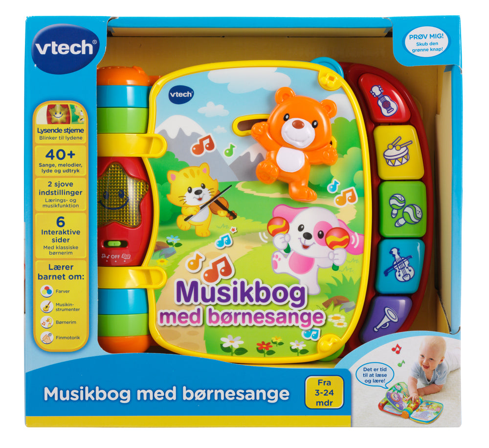 D2 Vtech Baby musikbog med børnesange