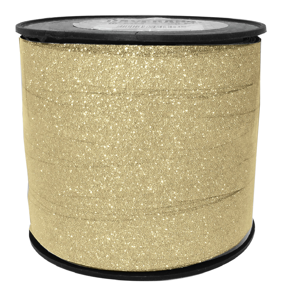 Gavebånd glitter 10 mm x 50 m