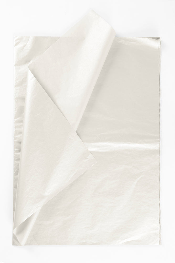 Silkepapir perlemor 6 ark 50x70 cm 17 g.