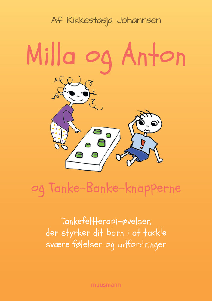 Milla & Anton og TankeBanke-knapperne