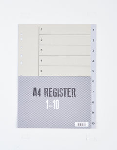 Register Relief plast 1 - 10