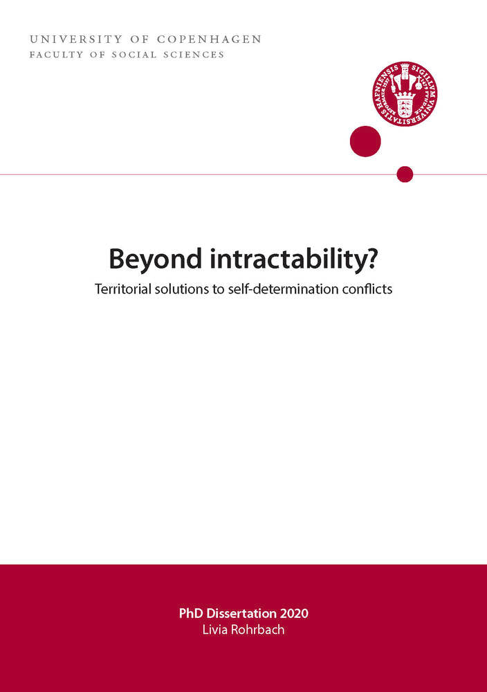 Beyond intractability? Territorial solutions to self-determination conflicts