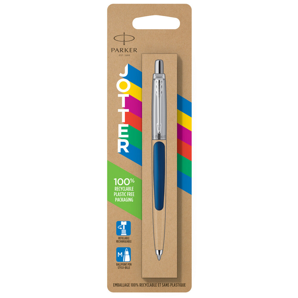 D2 Kuglepen Parker Jotter 0,7 marineblå