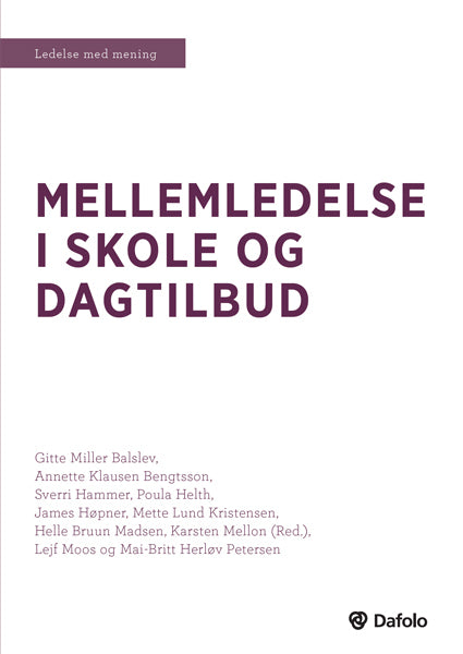 Mellemledelse i skole og dagtilbud