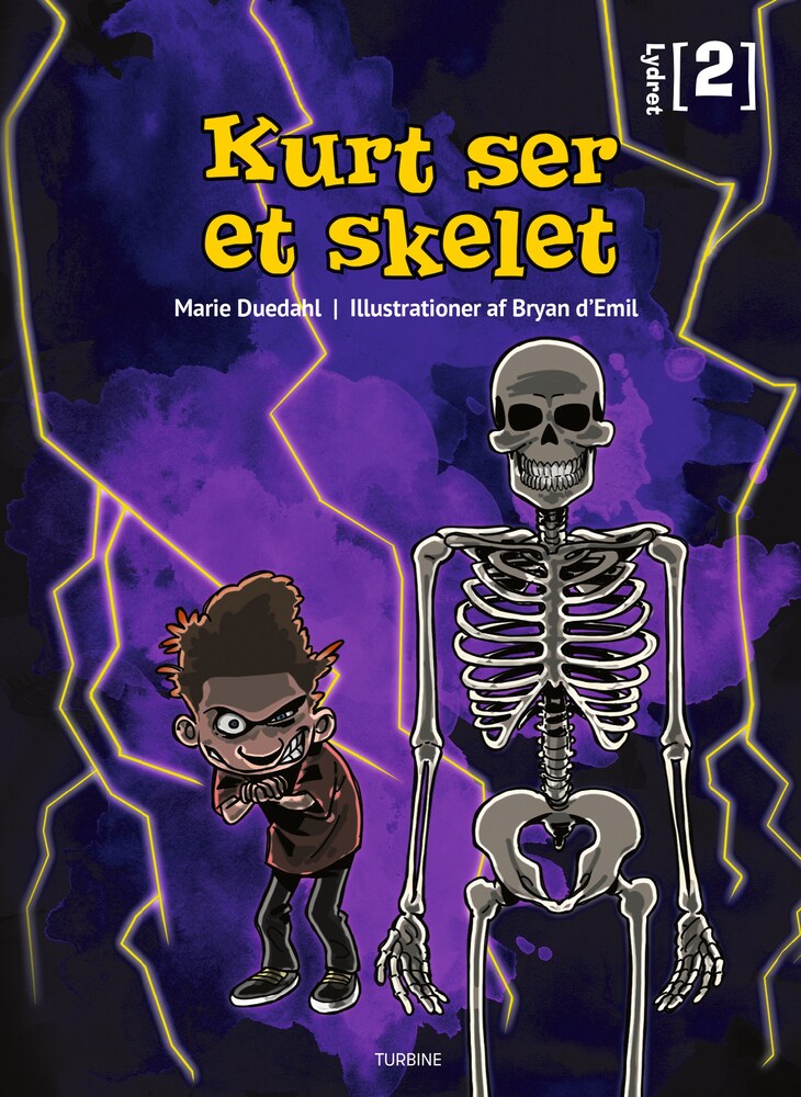 Kurt ser et skelet