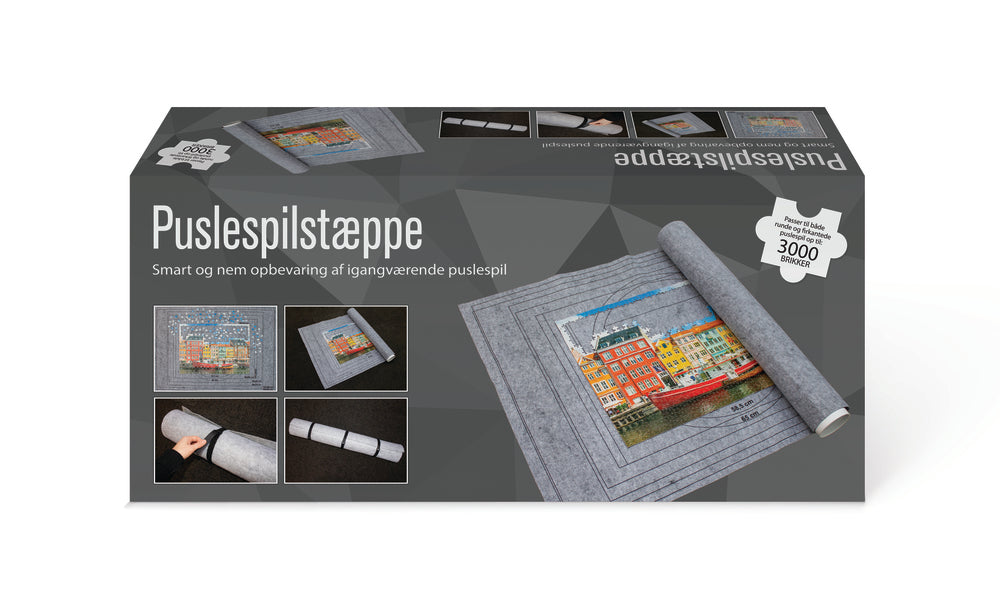 Puslespilstæppe 130x89cm