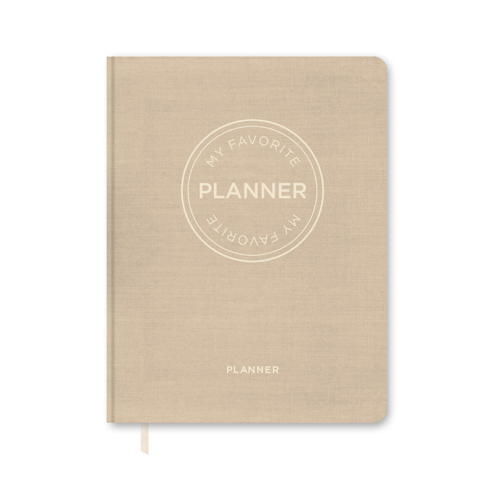 MY FAVORITE PLANNER Udateret Planner / Lys Sand