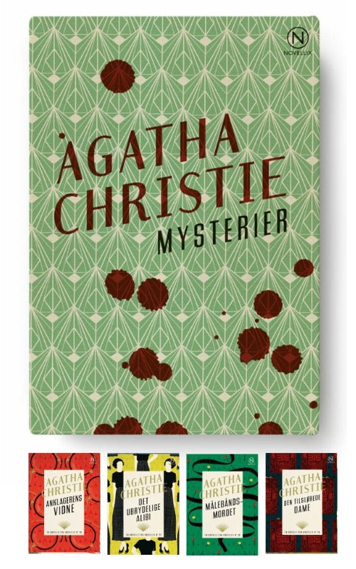 D1 Gaveæske med fire mysterier af Agatha Christie