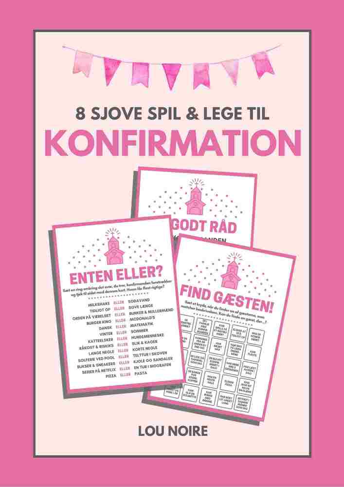 8 sjove spil og lege til konfirmation - pink