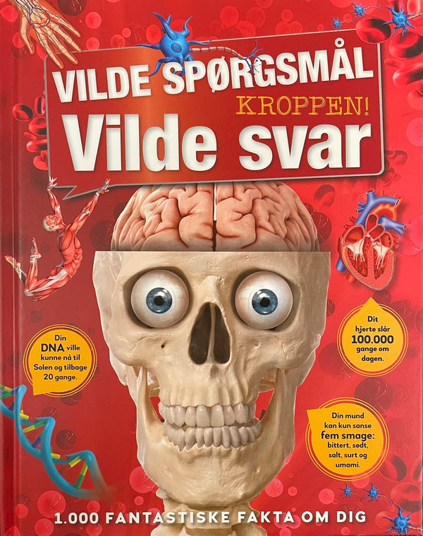 Vilde spørgsmål, vilde svar – Kroppen – børnebog om kroppen