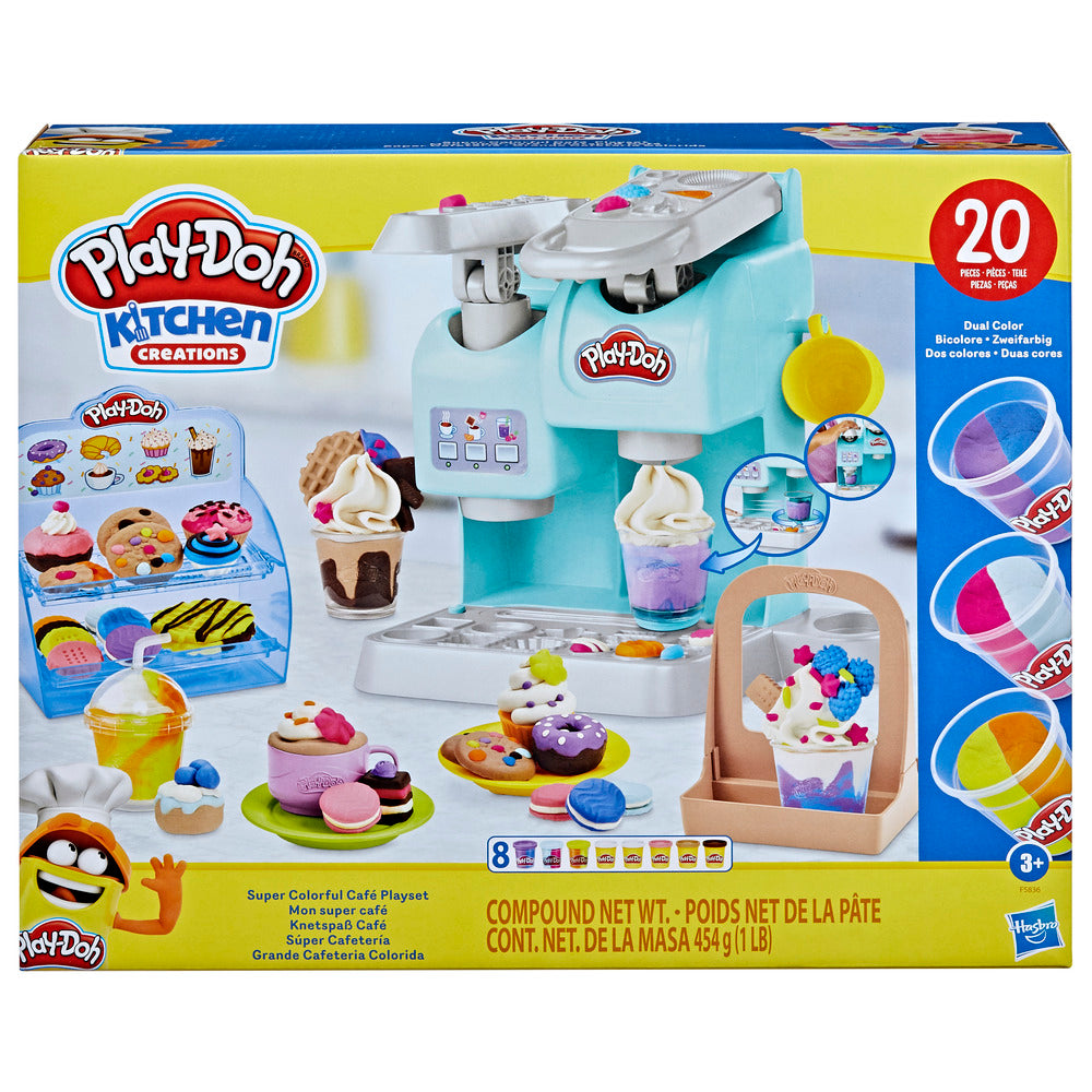 D2 Play-Doh farverigt café legesæt