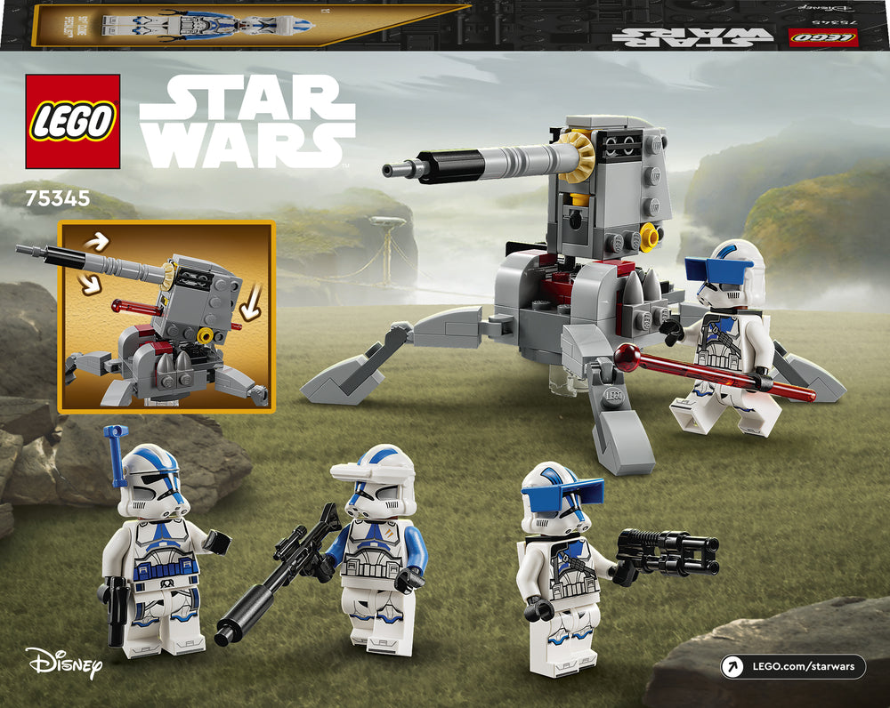 75345 LEGO Star Wars Battle Pack med klonsoldater fra 501. legion