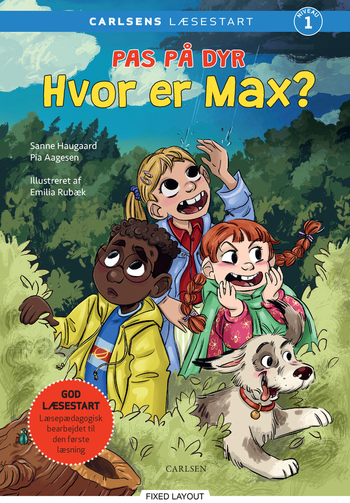 Carlsens læsestart: Pas på dyr: Hvor er Max?