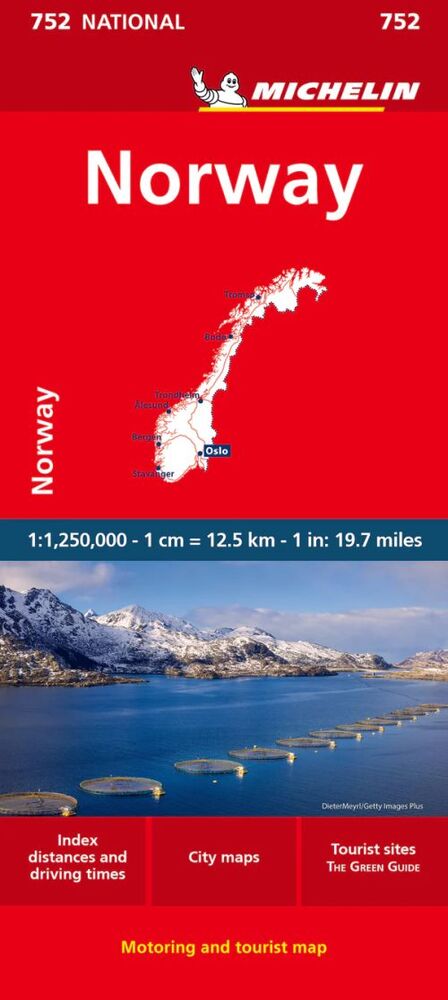 Norway - Michelin National Map 752