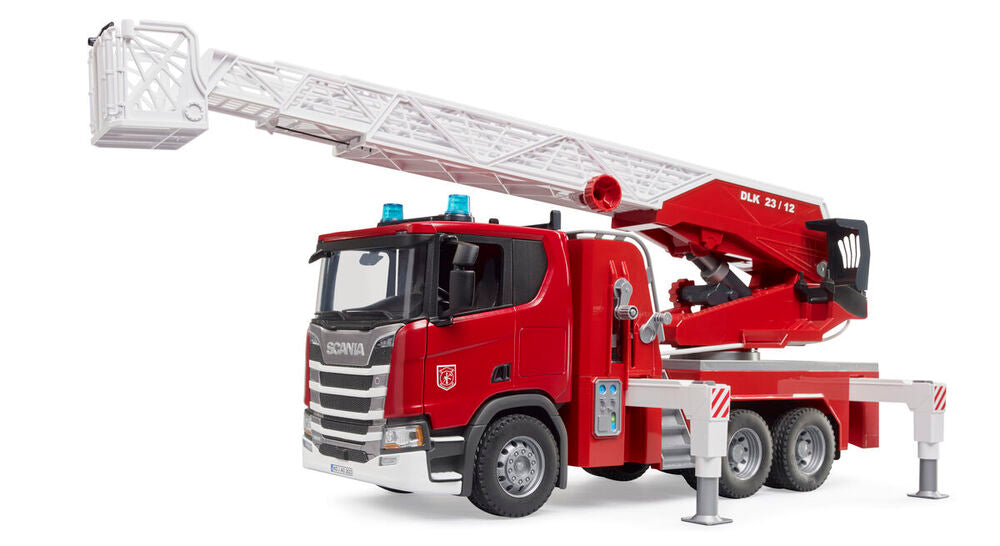 Brandbil Bruder Scania Super 560R med stige