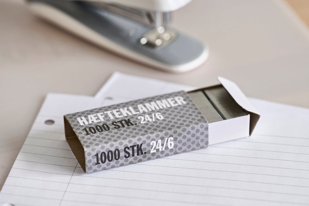 Hæfteklamme Relief 24/6 pk a 1000stk