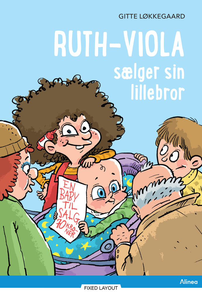 Ruth-Viola sælger sin lillebror, Blå Læseklub