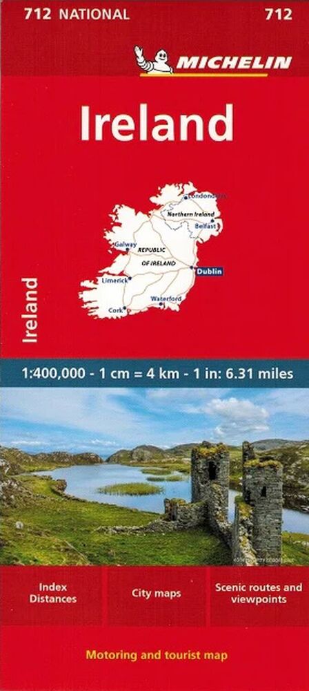 D2 Ireland - Michelin National Map 712