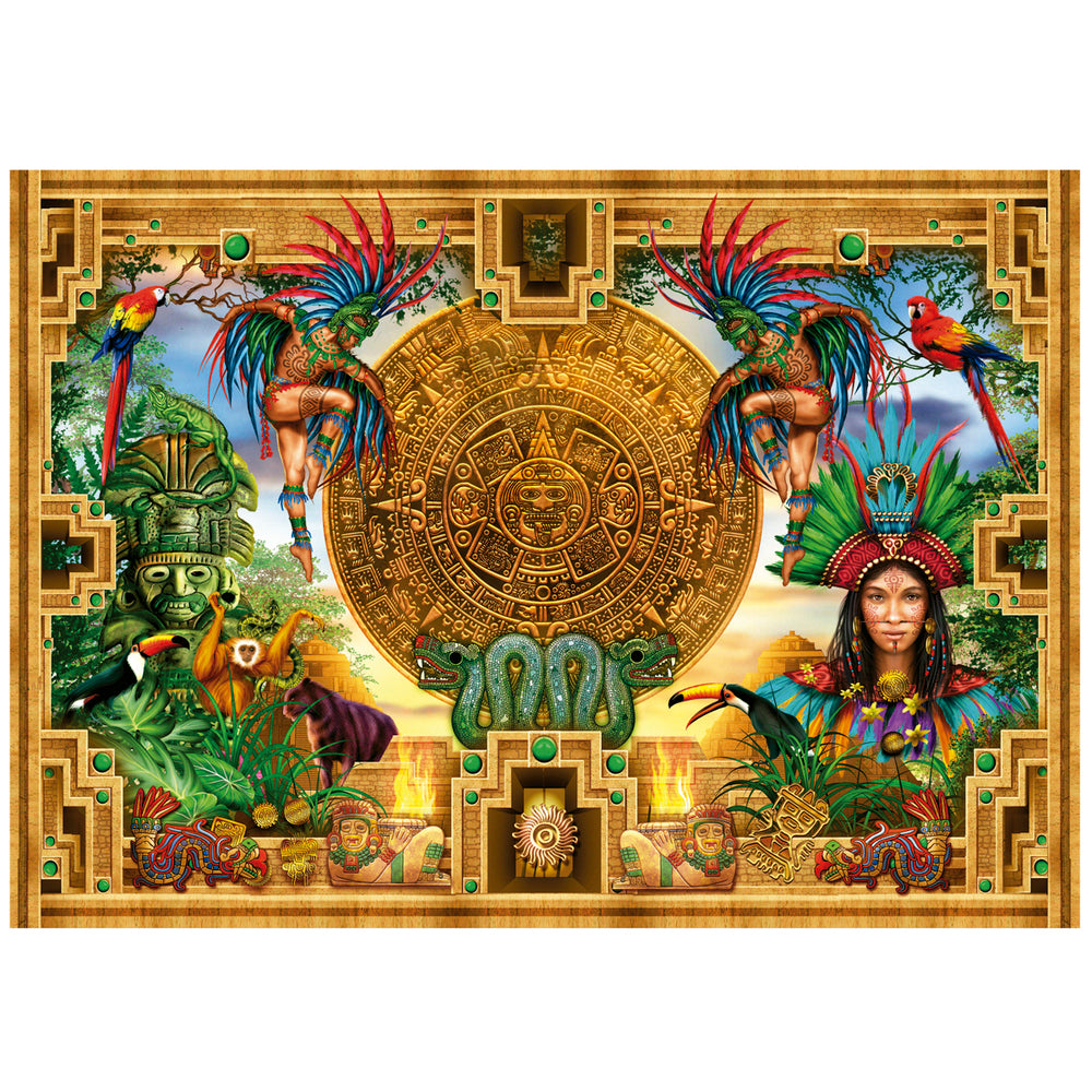 Puslespil Aztec Mayan Montage 2000 brikker