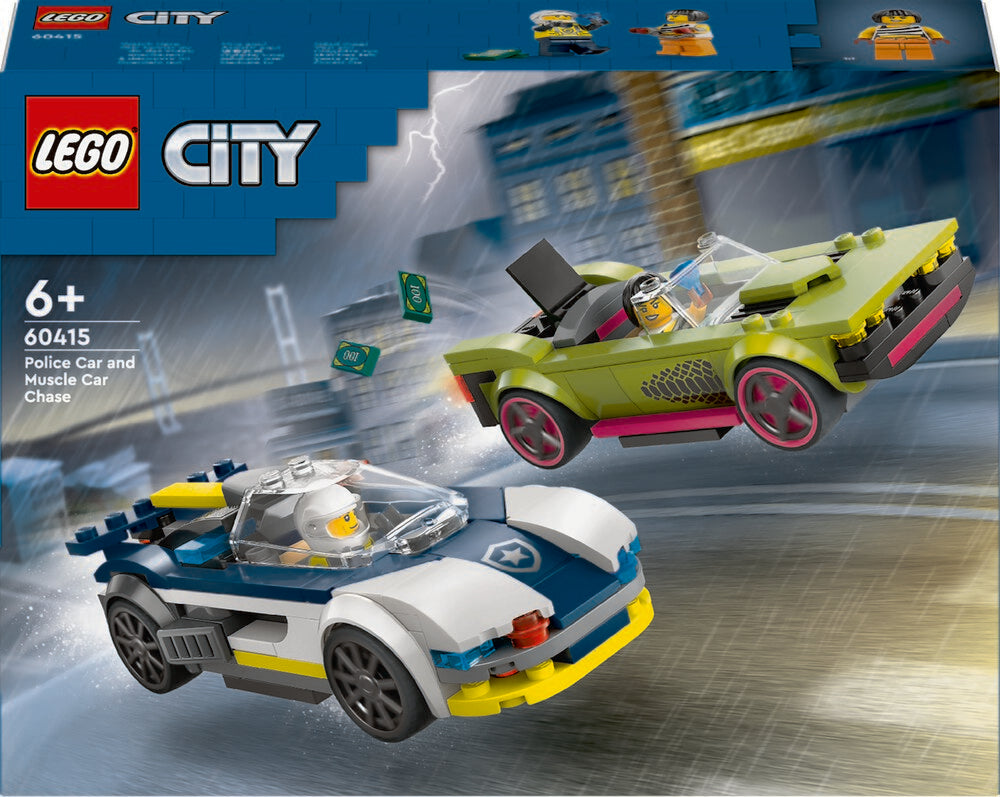 60415 LEGO City Police Biljagt med politi og muskelbil