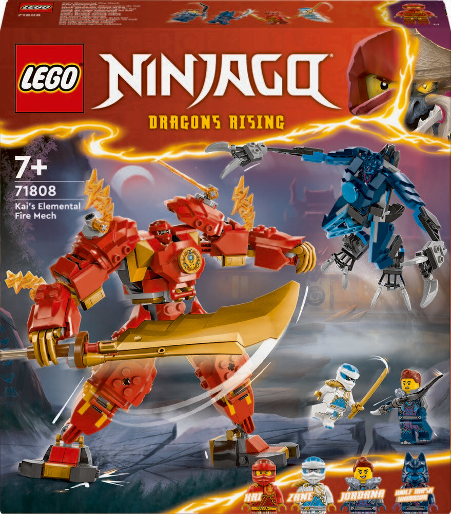 D2 71808 LEGO Ninjago Kais ild-elementrobot