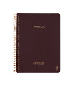 Notesbog KOZO A5 Coffee Linjeret