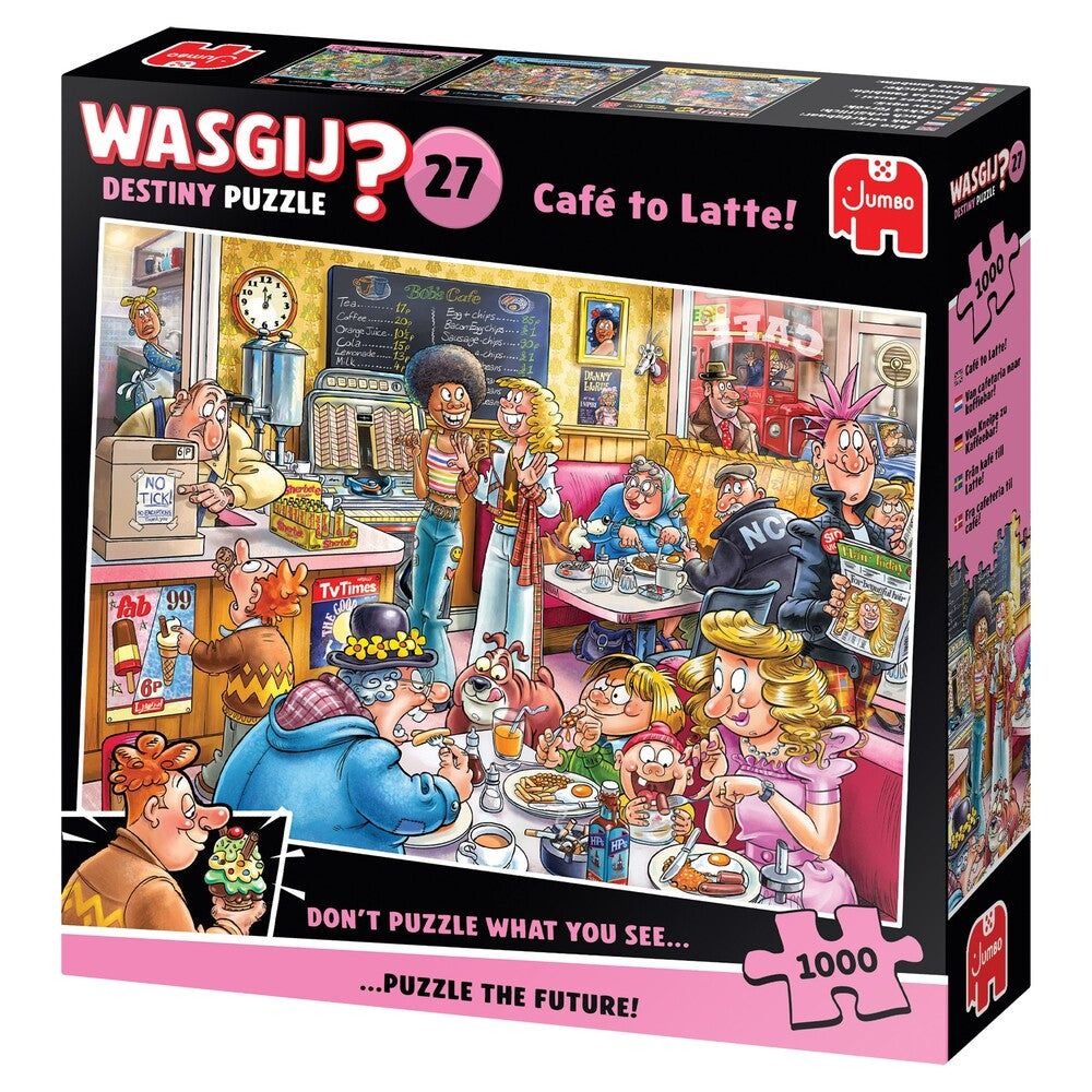 Puslespil Wasgij Destiny 27 Café to Latte! 1000 brikker