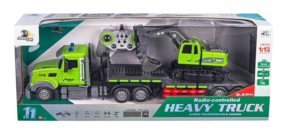 RC EXCAVATOR OG TRUCK