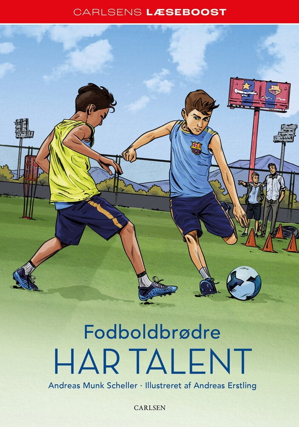 Carlsens Læseboost – Fodboldbrødre har talent – fodboldbog til børn