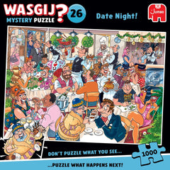 Puslespil Wasgij Mystery 26 date night! 1000 brikker
