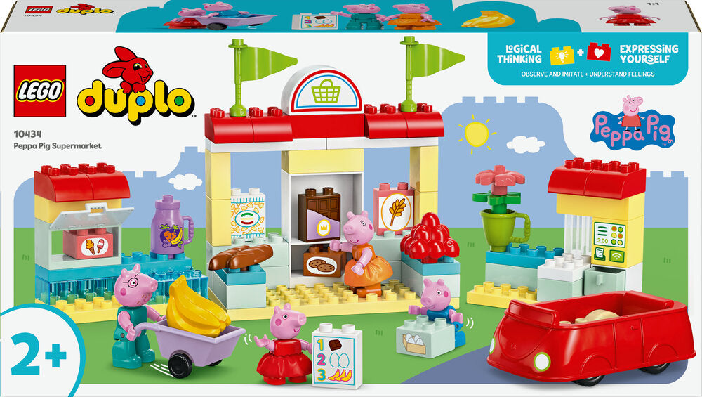 D2 10434 LEGO DUPLO Peppa Pig Gurli Gris i supermarkedet