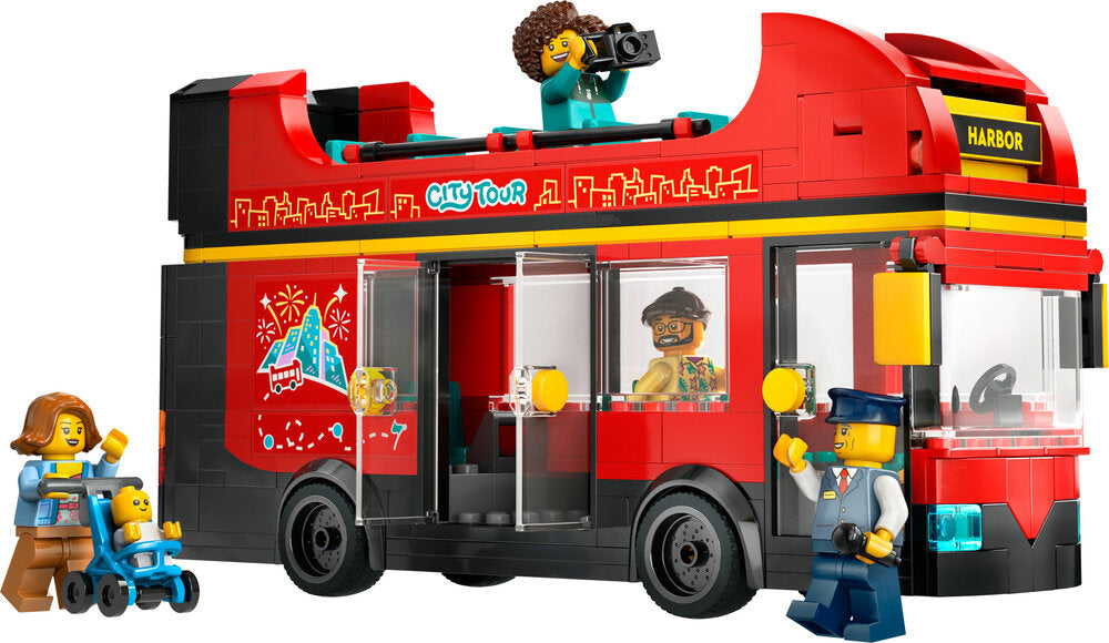 60407 LEGO City Great Vehicles Rød dobbeltdækker-turistbus