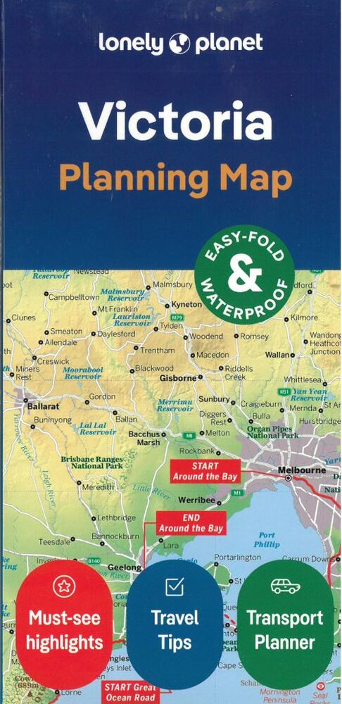D1 Lonely Planet Planning Map: Victoria