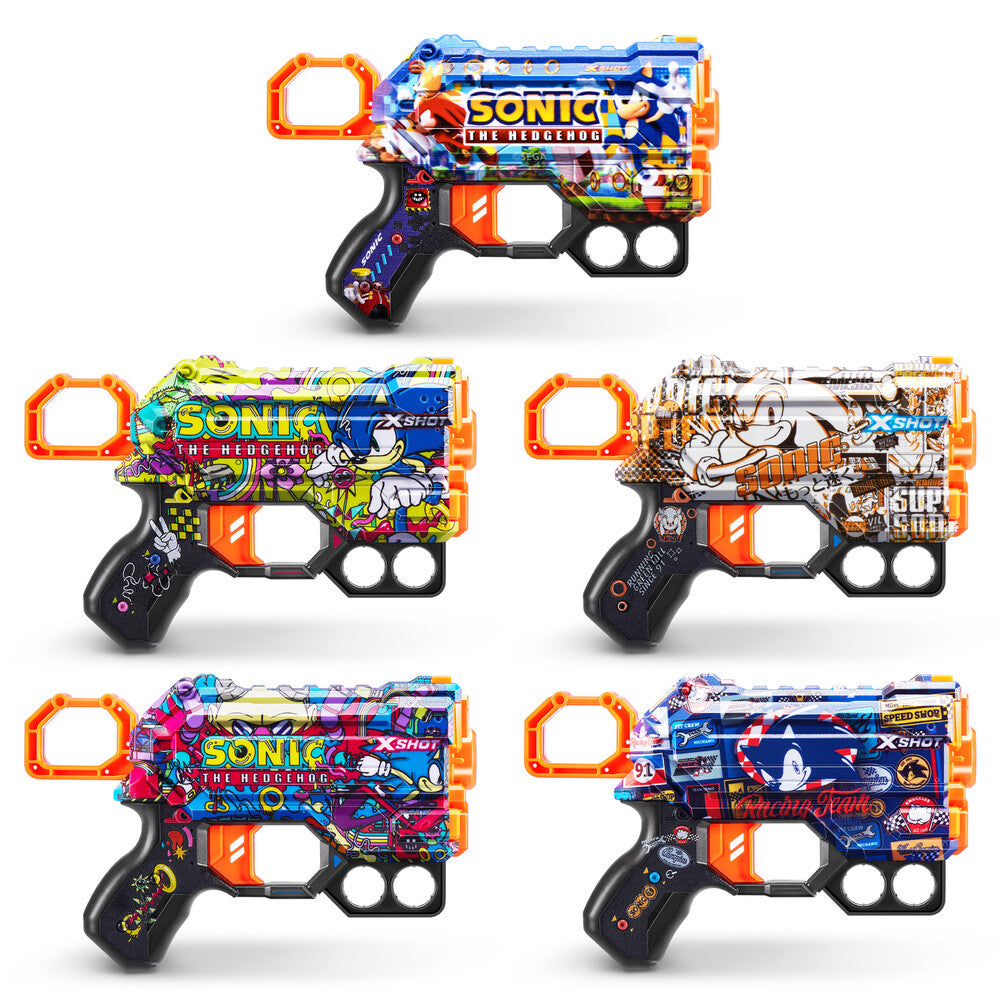 Xshot Skins Sonic Menace med 8 darts ass