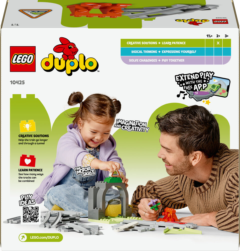 10425 LEGO DUPLO Town Togtunnel og spor – udvidelsessæt