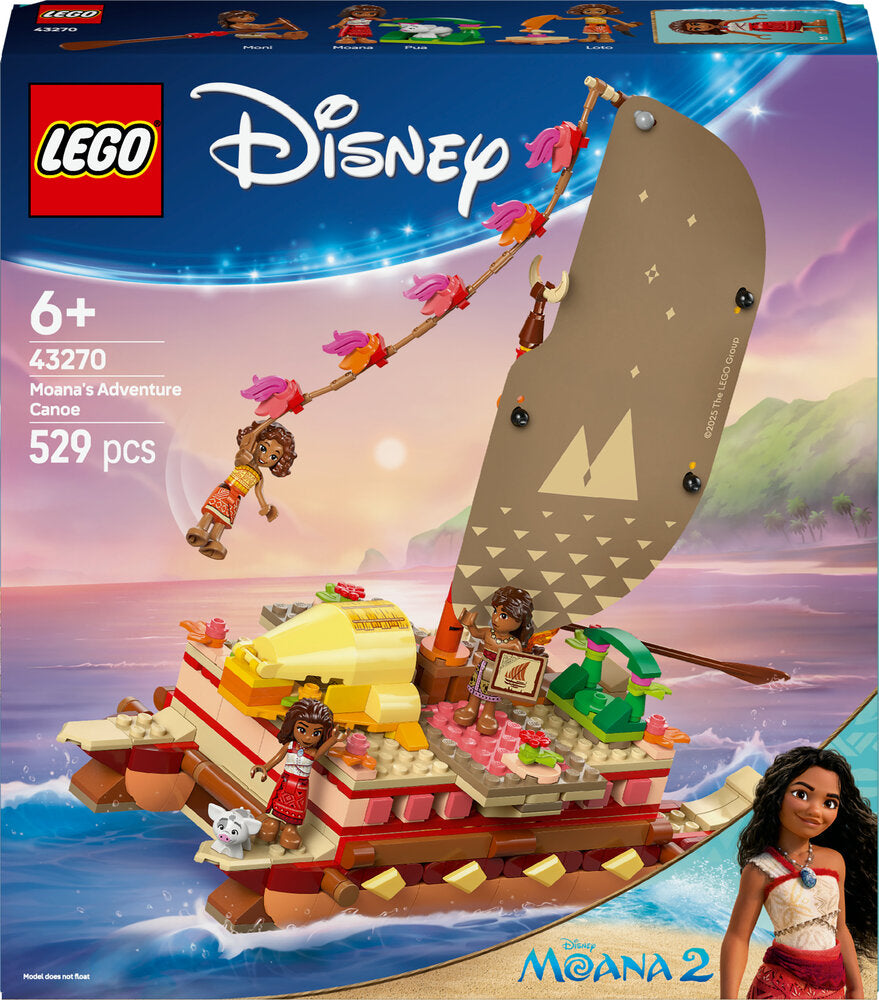D2 43270 LEGO Disney Princess Vaianas eventyrkano