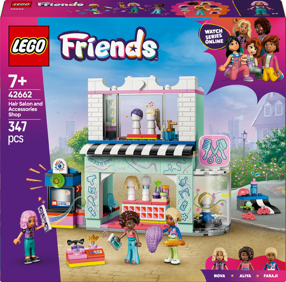 D2 42662 LEGO Friends Frisørsalon og accessories-butik