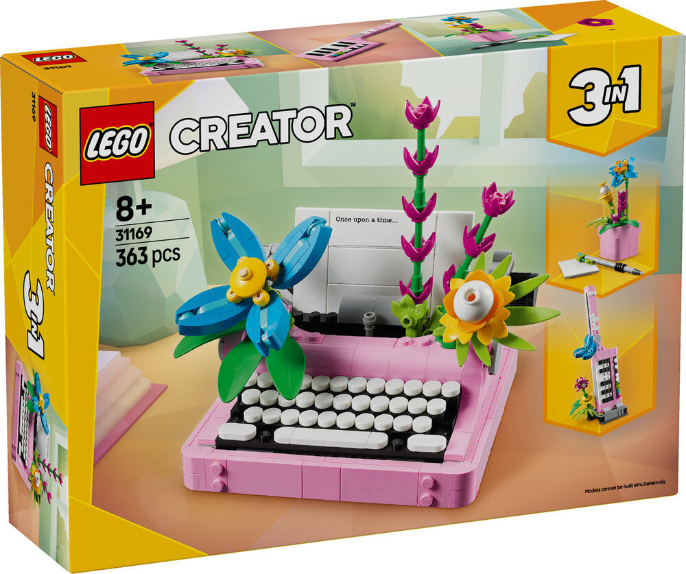 31169 LEGO Creator Skrivemaskine med blomster