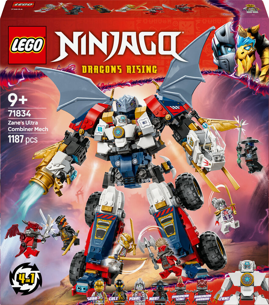 D2 71834 LEGO Ninjago Zanes ultrakombirobot