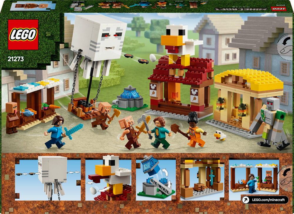 21273 LEGO Minecraft Ghast-ballonens angreb på landsbyen