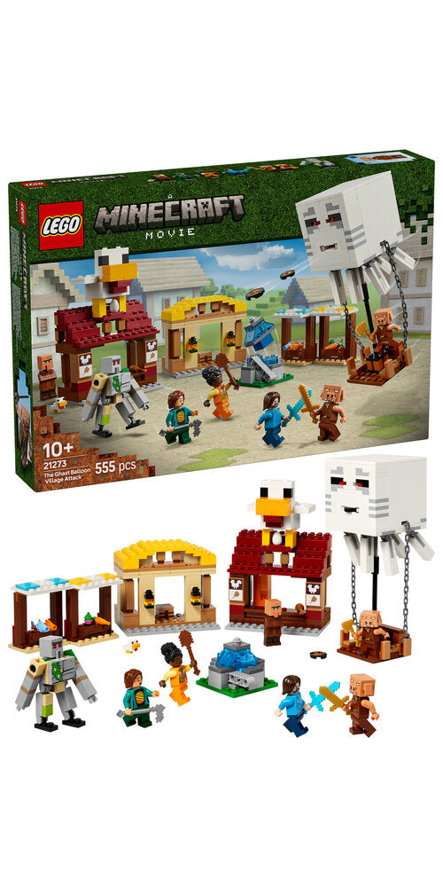 21273 LEGO Minecraft Ghast-ballonens angreb på landsbyen