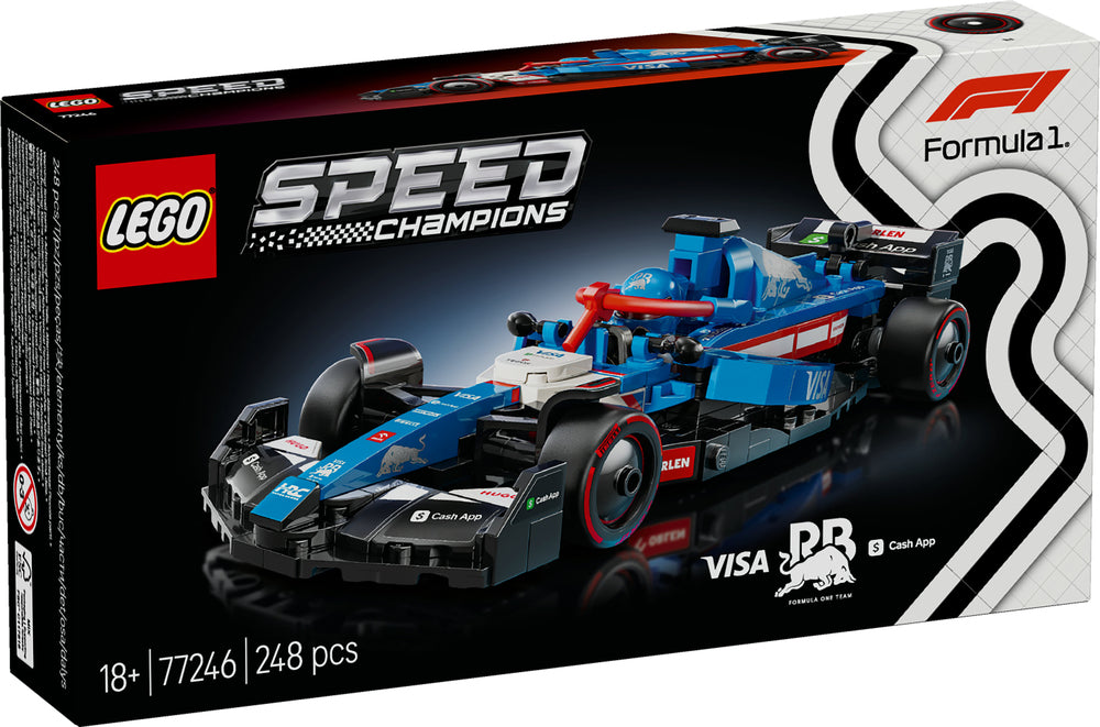 77246 LEGO Speed Champions Visa Cash App RB VCARB 01 F1®-racerbil
