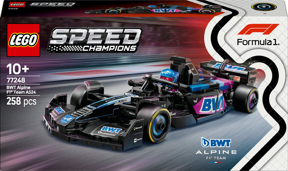 D2 77248 LEGO Speed Champions BWT Alpine F1® Team A524-racerbil