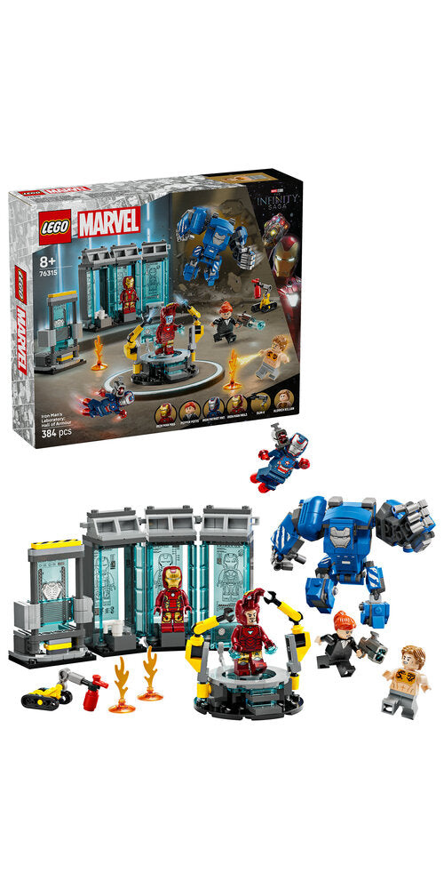 76315 LEGO Super Heroes Marvel Iron Mans laboratorium: Dragtgalleriet