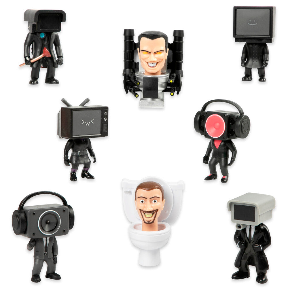 SKIBIDI TOILET MYSTERY FIGURE COLLECTOR SERIES ass