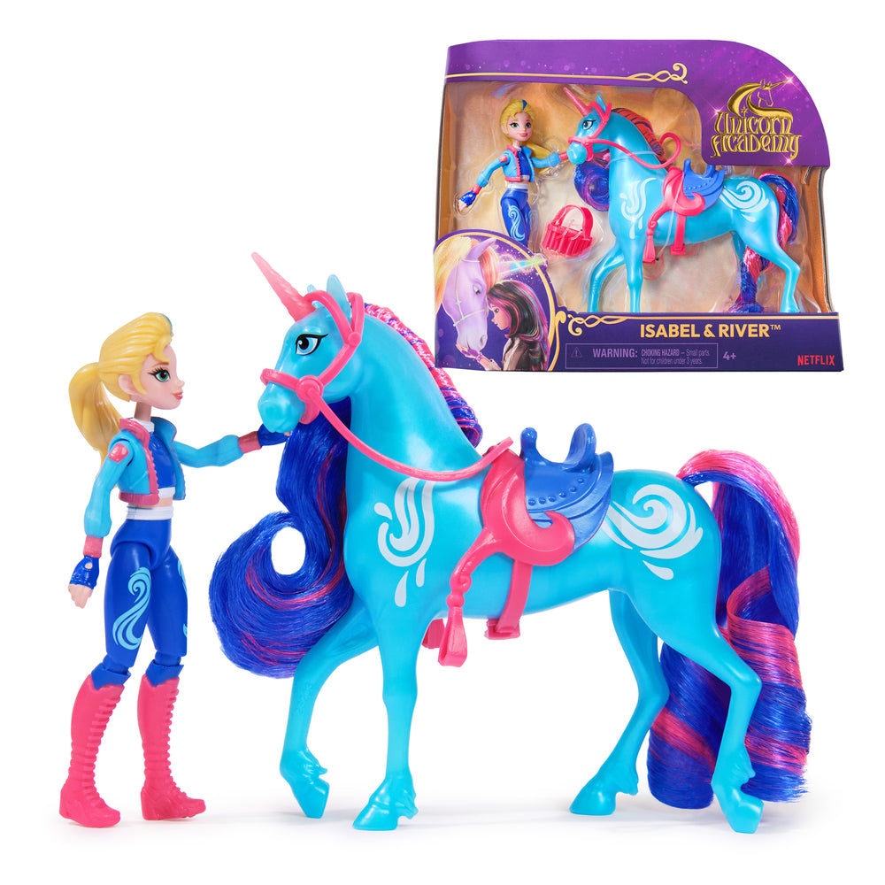 Unicorn Academy Dukke & Enhjørning ass.