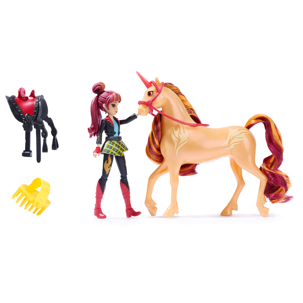 Unicorn Academy Dukke & Enhjørning ass.