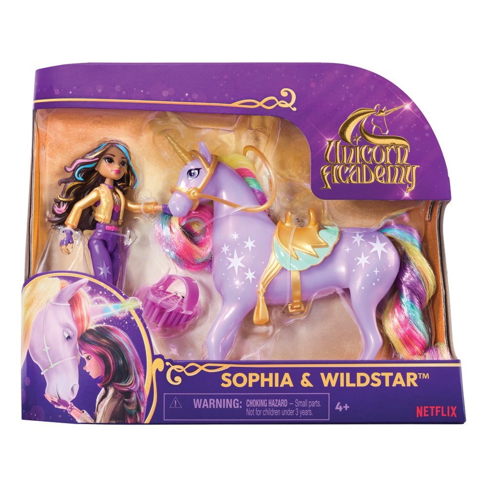 Unicorn Academy Dukke & Enhjørning ass.