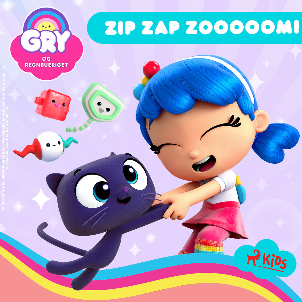 Gry og Regnbueriget: Zip Zap Zooooom!